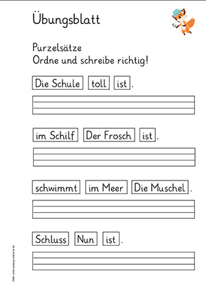 Grundschule Übungsblatt 13 Buchstabe a,d,e,f,i,l,o,m,n,r,s,sch,t